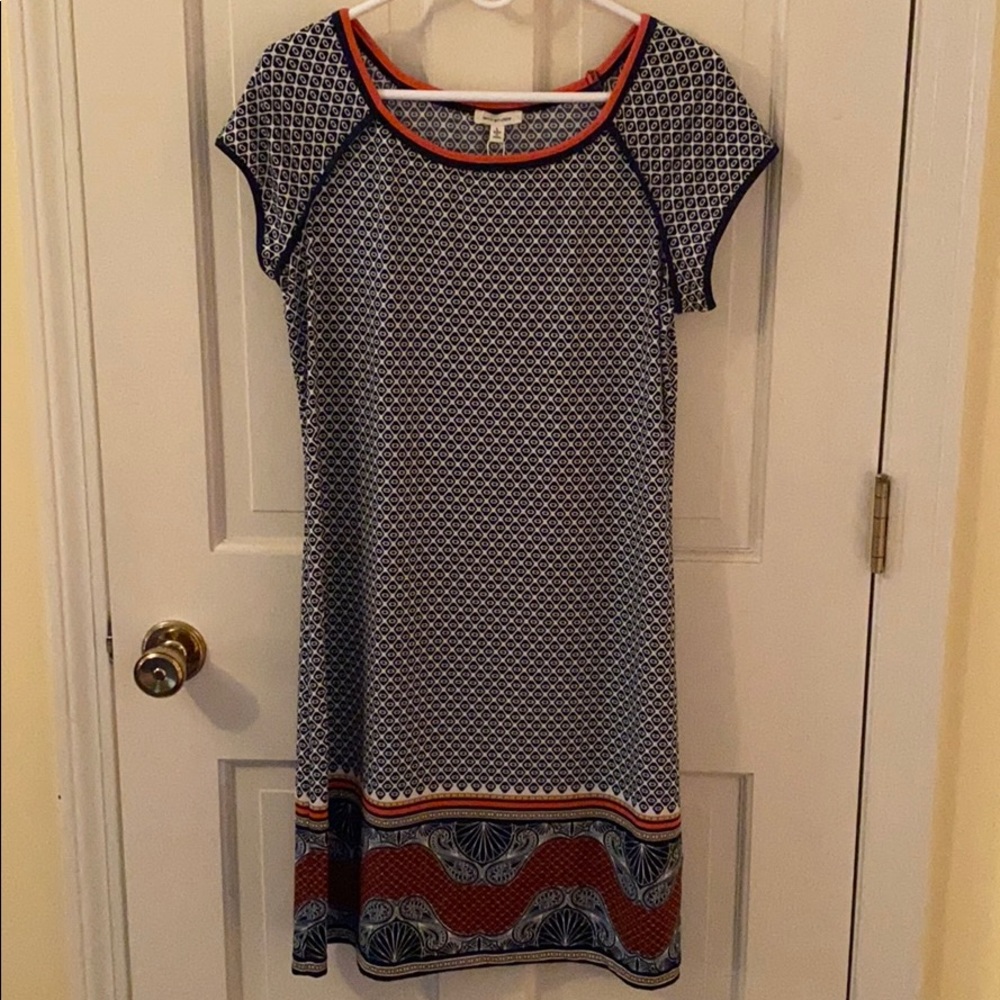 Short Sleeve, Pattered Dress